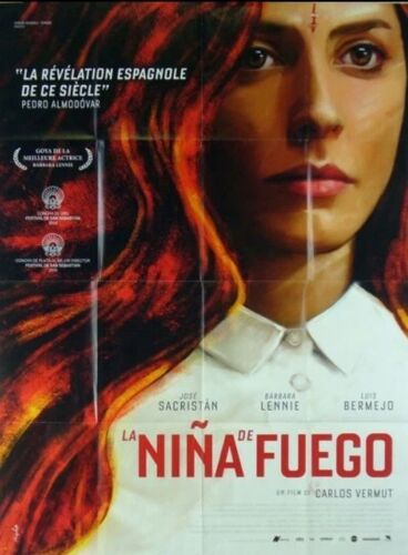 La Nina De Fuego - Affiche Originale De Cinéma - Format 120x160 Cm - Un Film De Carlos Vermut Avec José Sacristán, Bárbara Lennie, Luis Bermejo, Israel Elejalde - Année 2015