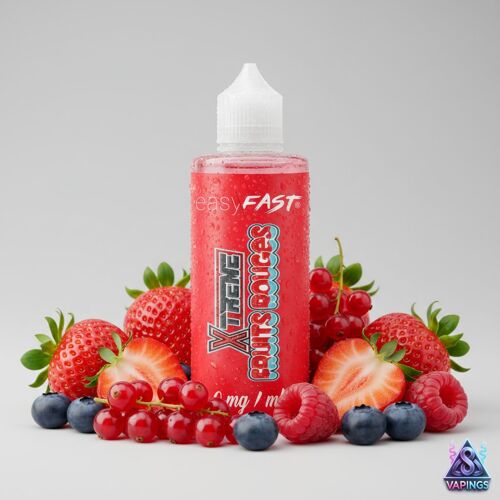 e-liquide 260 ml 6 mg XTREME FRUITS ROUGES