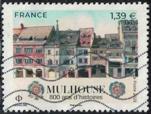 France 2025 Oblitéré Used Ville De Mulhouse 800 Ans D'Histoires Su