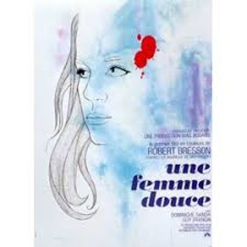 Une Femme Douce De Robert Bresson Avec Dominique Sanda... - Affichette Originale De Cinéma Format 40 Cm X 60 Cm