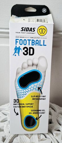 Semelles Sidas Sport Football 3d