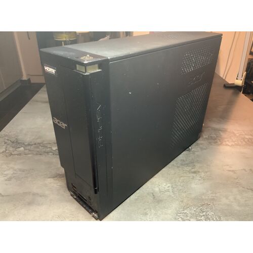 PC de bureau + Clavier/Souris Logitech + Enceintes Acer ¿ Prêt à l¿emploi