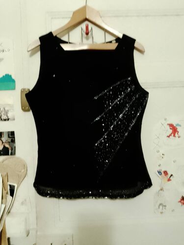 Top Noir Perles Cousues 38 M Enjoy.