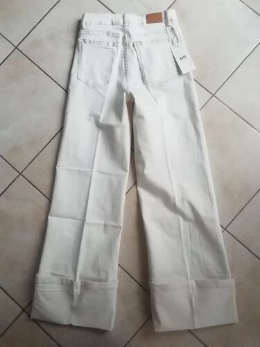 Jean Avec Revers Au Bas À Jambes Larges 32/34 Avec Etiquette!!