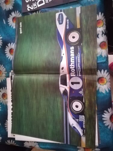 Poster Porsche 962c Ickx,Mass Le Mans 1985