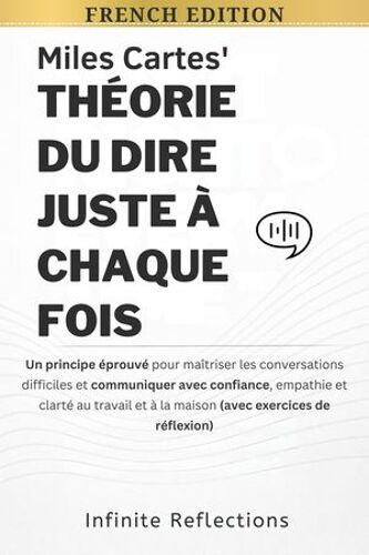 Miles Cartes' Théorie Du « Dire Juste À Chaque Fois »