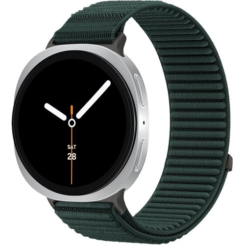 Loranka-Bracelet Sport Nylon Compatible Avec Samsung Galaxy Watch 8 40mm 44mm/8 Classic Band 46mm Homme Femme,One Click Nylon Bracelets Elastique Sport Strap Pour Samsung Watch 8/8 Classic