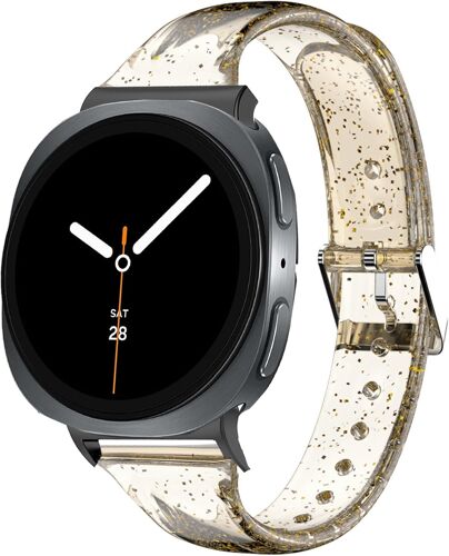 Loranka-Bracelet De Montre De Rechange Sport En Silicone Transparent Compatible Avec Samsung Galaxy Watch 8 40 Mm, 44 Mm, Classic 46 Mm, Ultra 47 Mm Smartwatch