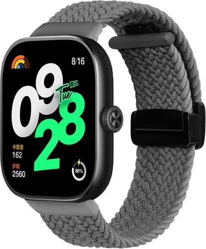 Loranka-Bracelet Compatible Avec Xiaomi Redmi Watch 4 Et Band 8 Pro - Réglable Sport Elastique Nylon Magnétiques Tressé Remplacement