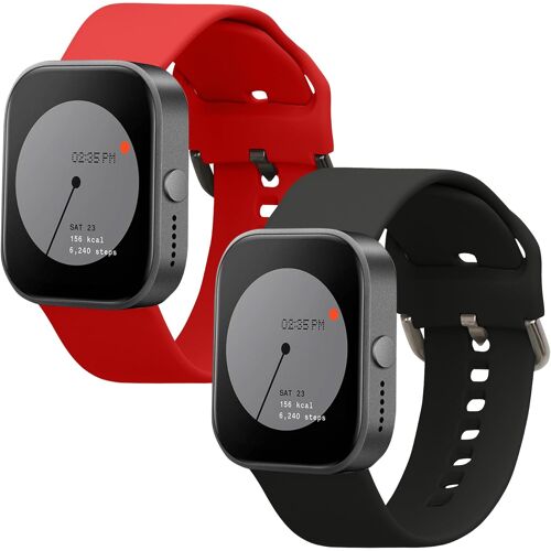 Loranka-Bracelet Compatible Avec Cmf By Nothing Watch Pro (D395) Bracelet - 2x Bracelet De Rechange En Silicone Pour Fitness Tracker