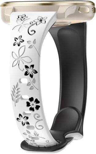 Loranka-Bracelet De Rechange Fin En Silicone Pour Garmin Vivoactive 4s / Venu 3s / Venu 2s / Vivomove 3s 18 Mm Soft Sport Étanche Pour Garmin Forerunner 255s/255s Music/265s Femme