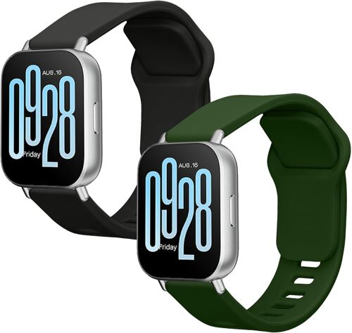 Loranka-Bracelet Compatible Avec Xiaomi Redmi Watch 5 Active/Watch 5 Lite Bracelet - 2x Bracelet De Rechange En Silicone Pour Fitness Tracker