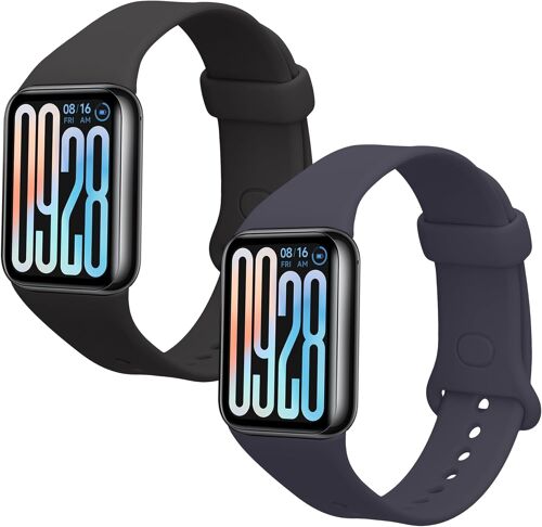 Loranka-Bracelet Compatible Avec Xiaomi Smart Band 8 Pro/Smart Band 9 Pro Bracelet - 2x Bracelet De Rechange En Silicone Pour Fitness Tracker