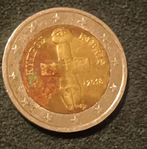 Piece 2 Euros Chypre 2018