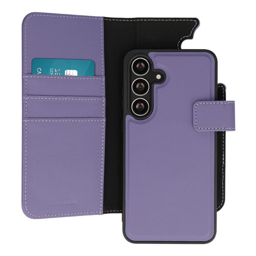 imoshion Étui portefeuille luxe 2-en-1 amovible Samsung Galaxy S25 FE Violet