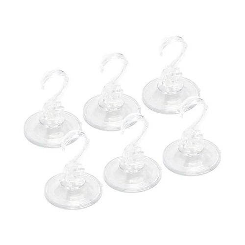 Crochets à Ventouse Transparents Sans Perçage Kit pour Murs et Fenêtres Cuisine et Salle de Bain Fixation Puissante Amovible