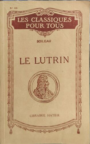 Le Lutrin N°66 - Dialogue Des Héros De Roman- Arrêt Burlesque