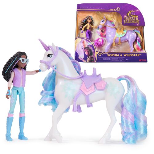 Unicorn Academy - L'Ecole des Licornes - Licorne + Poupée - Licorne, Poupée Et Accessoires À Collectionner - Jouets Inspirés Série L'Ecole des Licornes - Jouet Enfant 4 Ans et + - Modèle Aléatoire