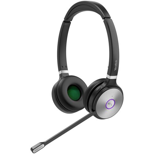 Yealink WHD622T Casque Sans fil Arceau Bureau/Centre d'appels Micro-USB Noir