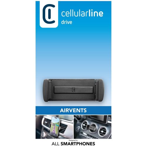 Cellularline Spin - Universal Support pour smartphone pour grilles d'aération de voiture