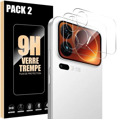 2x Verre Trempé Ecran Arrière pour Xiaomi 17 Pro, Antichoc Anti-Rayures Rigide Transparent - E.F.Connection