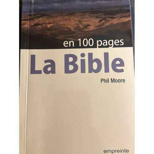 La Bible En 100 Pages, Qui Relate Les Principaux Récits De La Bible.