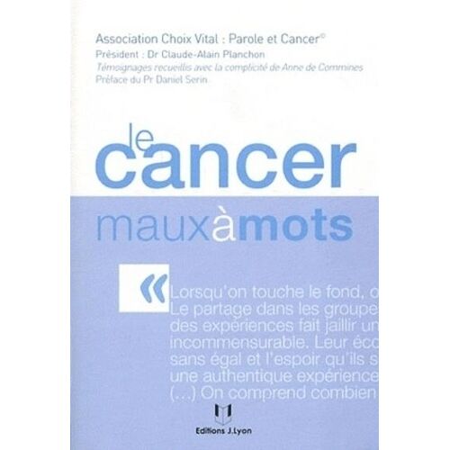 Le Cancer Maux À Mots