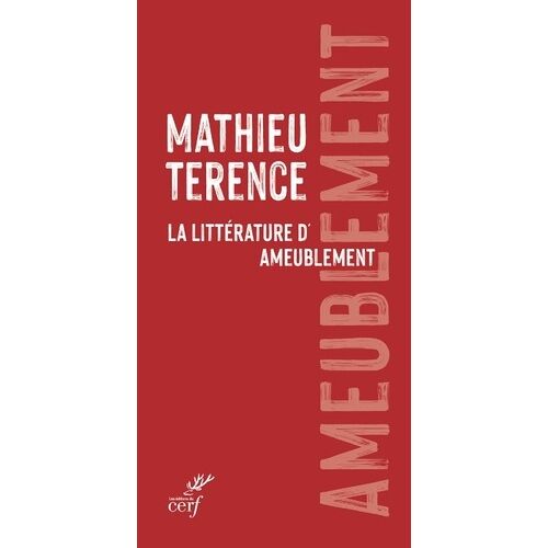 La Littérature D'ameublement