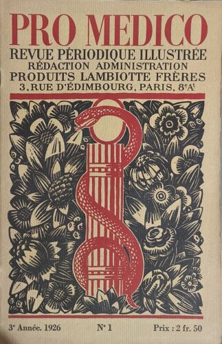 Pro Medico 6 Revues Périodiques Illustrées