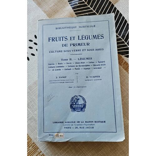 Fruits Et Légumes De Primeurs - Tome 2 Légumes
