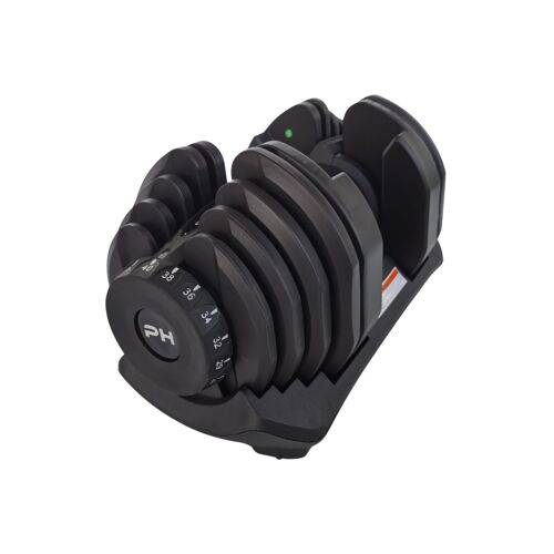 Ph Fitness Ensemble D'Haltères Réglables 40kg - 2 Pièces - Haltères Intelligents - Dumbbells Réglables De 5 À 40 Kg - Dumbells Complets 17 En 1 D'Haltères Courts