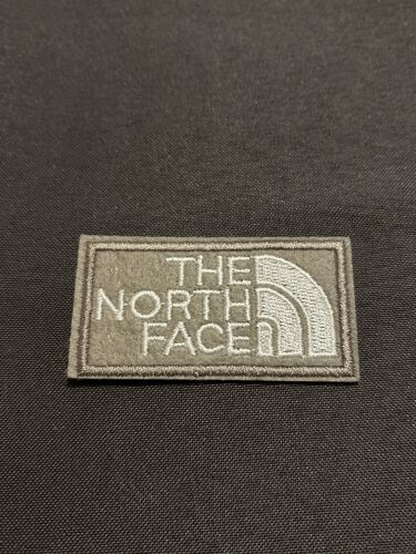 Patch Écusson Brodé Thermocollant North Face Beige & Blanc Neuf