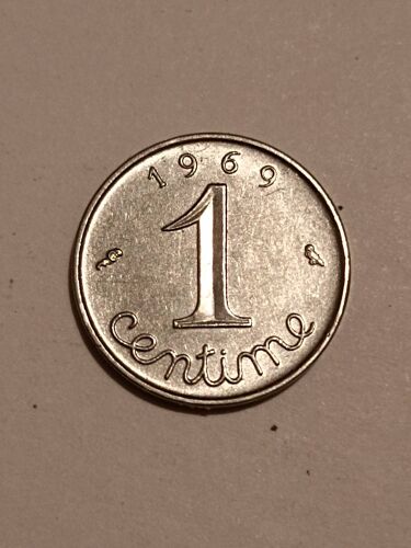 Pièce De 1 Centime De Franc De 1969