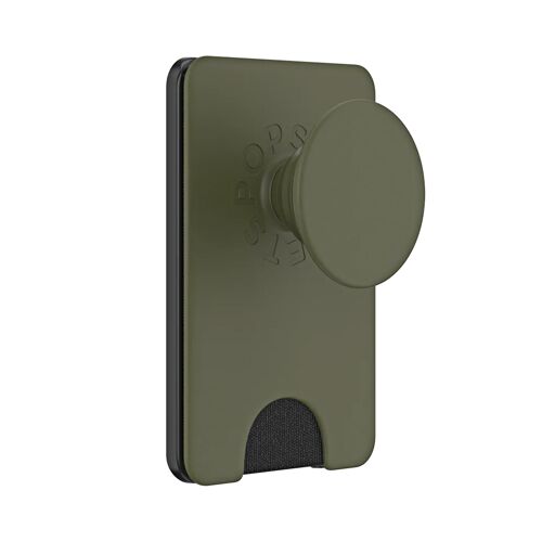 Support PopWallet MagSafe pour Smartphone avec Porte-Cartes Intégré PopSockets Vert