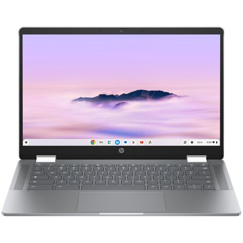 HP Chromebook x360 14b-cd0003nf Intel Core i3 i3-N305 14" Écran tactile Full HD 8 Go LPDDR5-SDRAM 128 Go eUFS Wi-Fi 6 (802.11ax) ChromeOS Argent