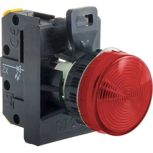Cone de signalisation - plot de signalisation Spamel - ST22-LC-230-LEDAC - Lampe de signalisation 22 mm rouge ()