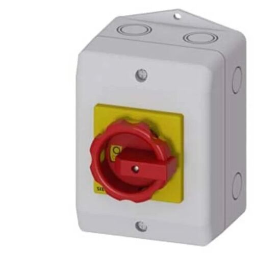 Sectionneur à coupure en charge rouge, jaune 3 pôles 6 mm² 16 A 690 V/AC Siemens 3LD20640TB53