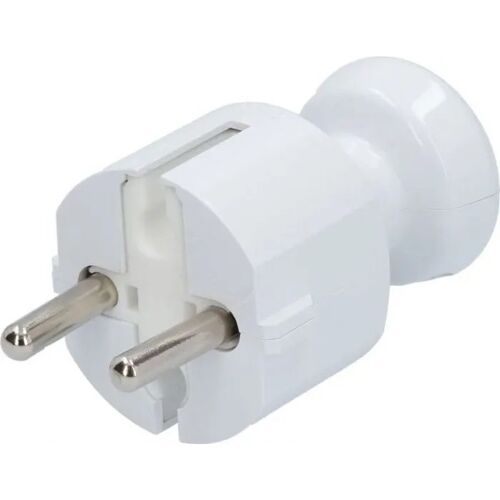 Disjoncteur - accessoire disjoncteur Timex - WT-4 BI - Fiche droite b/u 16A 2P, 250V, blanc (WT-4)