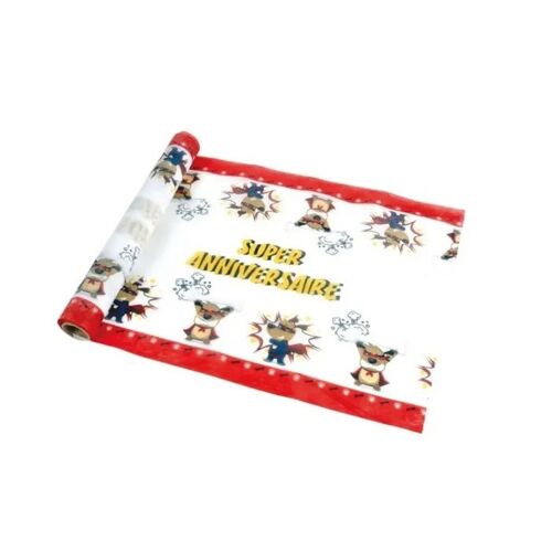 Chemin De Table Anniversaire Super Dog