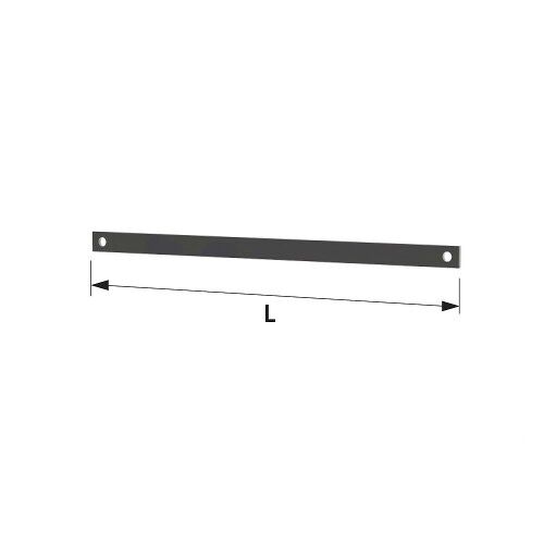 Tringle en aluminium pour arrêt de volet Ellipse® - longueur 1950 mm - alu brut TORBEL
