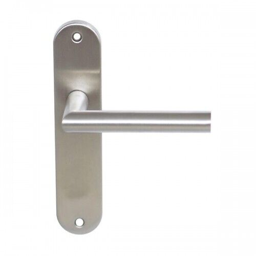 Ensemble de porte Pomerol sur petites plaques 165 mm - inox 304 brossé - bec-de-cane EUROWALE