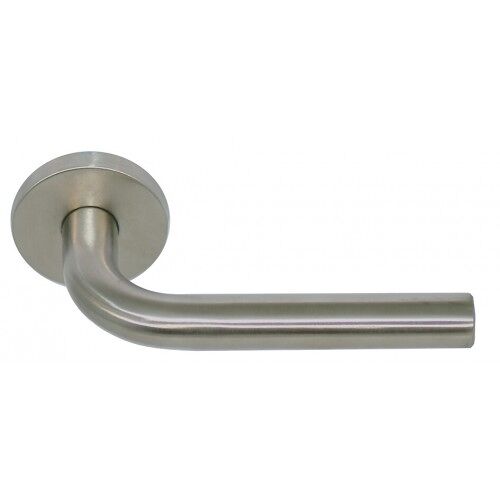 Béquille double à rosace ronde Margaux en inox 304 brossé recyclé EUROWALE