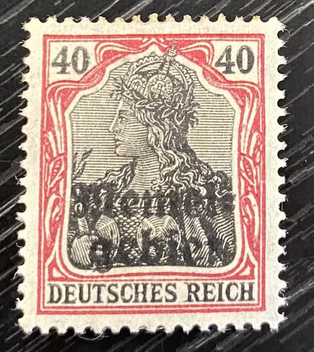 Timbre Allemagne Memel-Gebiet 1920