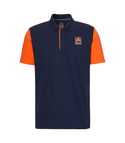 Polo Apex Rb Ktm Racing Team Moto Gp Officiel - Homme - Bleu Orange