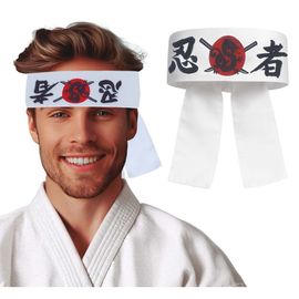 Bandeau Karaté Combattant Japonais Blanc Adulte