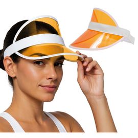 Casquette Visière Orange Adulte