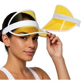 Casquette Visière Jaune Adulte