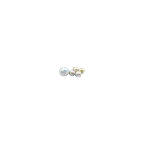 Pack de billes en verre WDK PARTNER 20 billes + 1 calot irisé multicolore