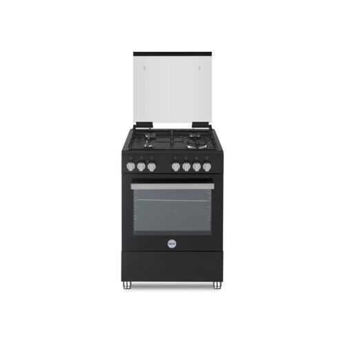 Cuisinière à gaz La Germania PIA60GN 60 cm Noir 4 foyers 10,35 kW