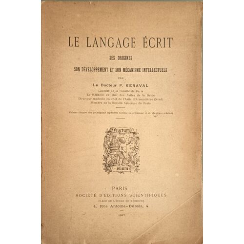 Le Langage Écrit Son Développement Et Son Mécanismeses Origines